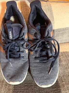 adidas women Navy and Tan Casual Running Sneakers